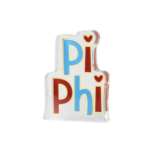 Sorority Acrylic Shelf Letters